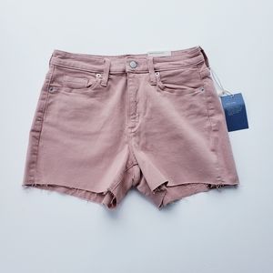 Universal Thread Women's Light Pink High Rise Midi Shorts, Size 6. NWT